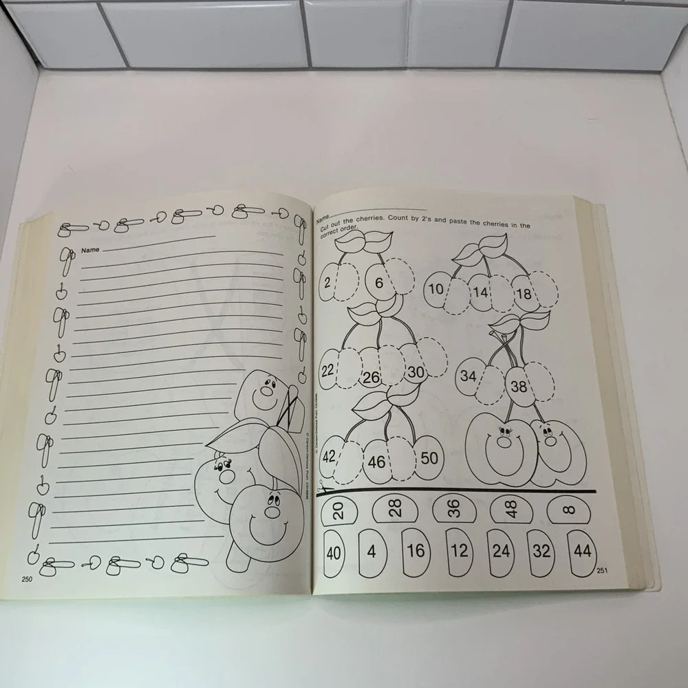 The Biggest Holiday Book Ever Activity Book Learning Coloring K-5th Vintage 1987